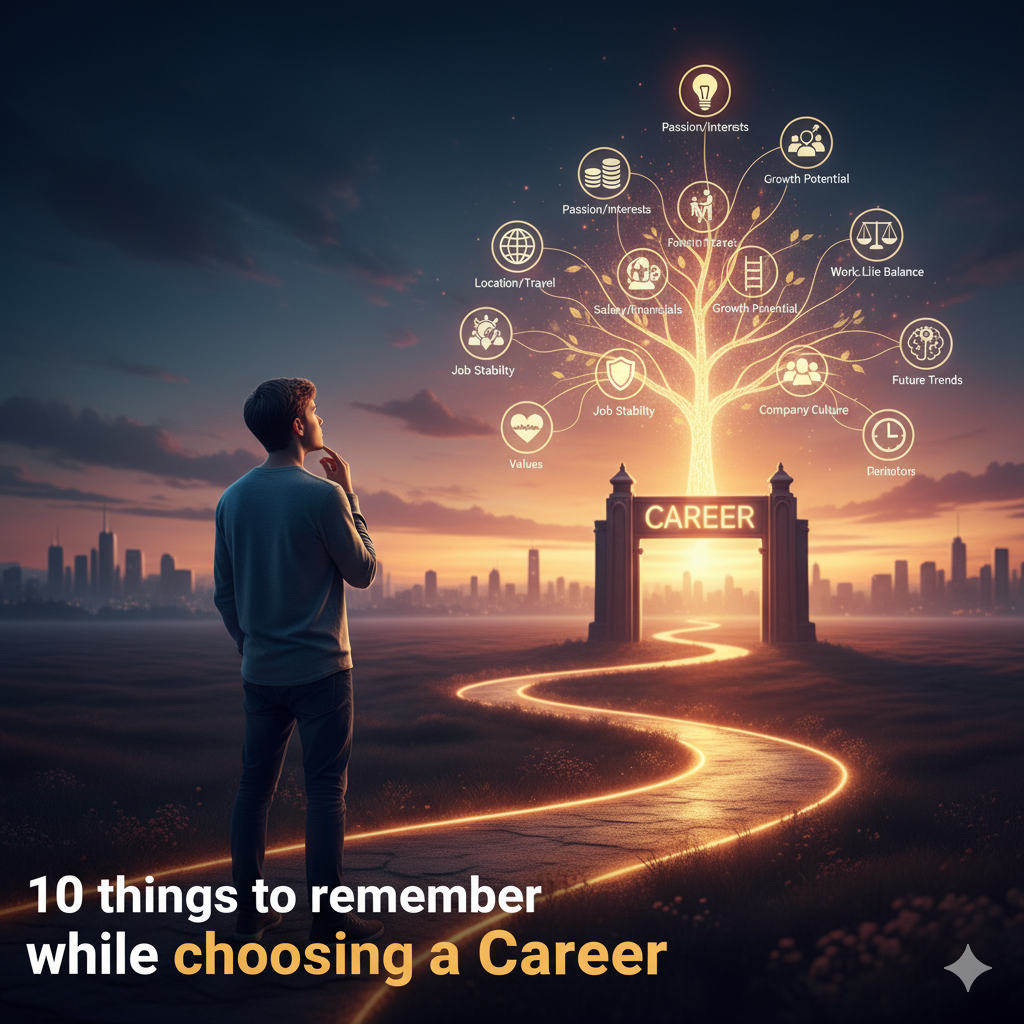 10 things to remember while choosing a career